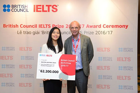 Cơ hội nhận giải thưởng IELTS với tổng trị giá trên 1,8 tỷ đồng