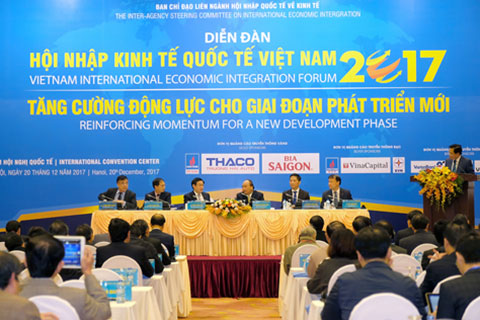 Thủ tướng dự Diễn đàn Hội nhập kinh tế quốc tế 2017