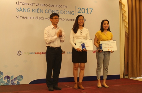 Trao giải cuộc thi sáng kiến cộng đồng 2017