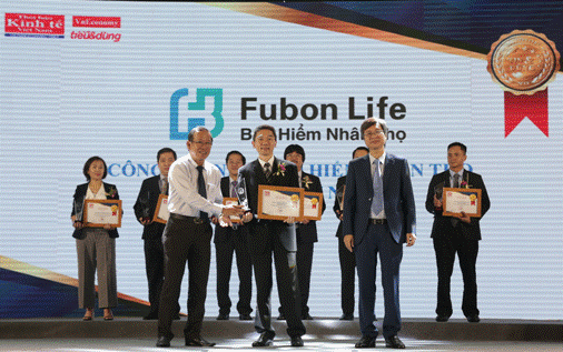 Fubon Life nhận giải thưởng Top 100 sản phẩm dịch vụ Tin & Dùng