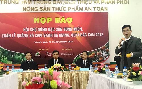 Sắp diễn ra hội chợ quảng bá cam sành Hà Giang, quýt Bắc Kạn năm 2018 tại Hà Nội