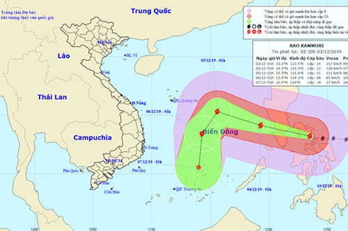 Bão Kamuri đi vào Biển Đông, vùng núi cao Bắc Bộ có nơi dưới 10 độ C