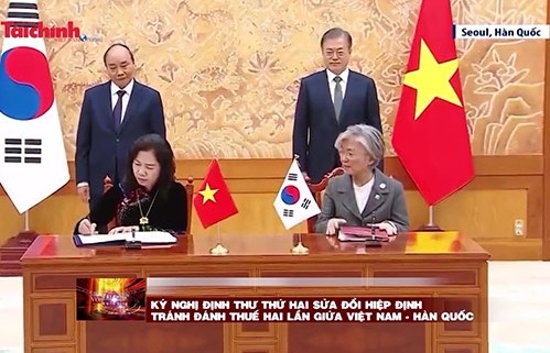 Ký Nghị định thư thứ hai sửa đổi Hiệp định tránh đánh thuế hai lần giữa Việt Nam - Hàn Quốc