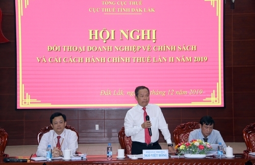 dak lak doi thoai voi 200 doanh nghiep ve chinh sach thue