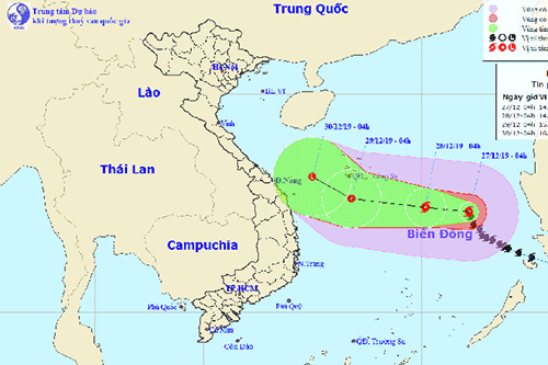 Thời tiết ngày 27/12: Bão số 8 mạnh cấp 12, Bắc Bộ và Trung Bộ có mưa, trời rét