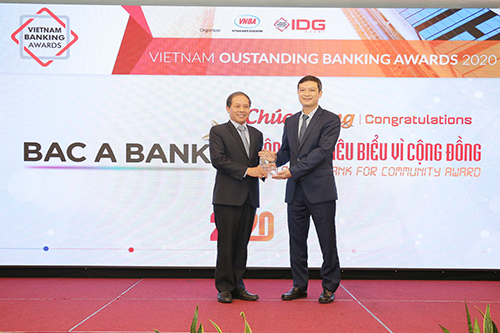 BAC A BANK: Ngân hàng tiêu biểu vì cộng đồng 2020