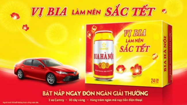Bia Hà Nội tưng bừng chương trình đặc biệt “Thấy Bia Hà Nội là thấy Tết - Vị bia làm nên sắc Tết"