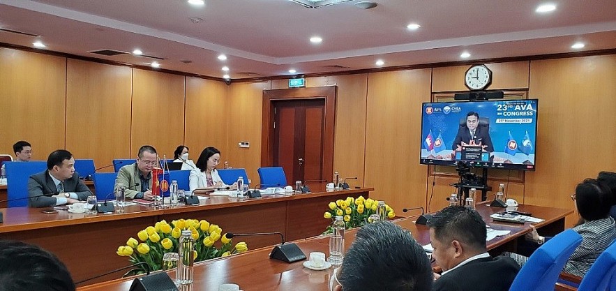 Đoàn Việt Nam tham dự Hội nghị với hình thức trực tuyến.