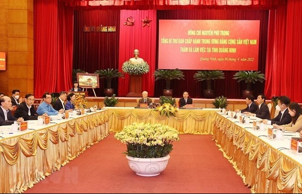 Tổng Bí thư Nguyễn Phú Trọng thăm và làm việc tại tỉnh Quảng Ninh