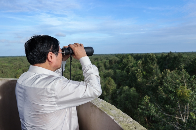 Thủ tướng khảo sát khu bảo tồn thiên nhiên độc đáo hàng đầu tại ĐBSCL - Ảnh 1.
