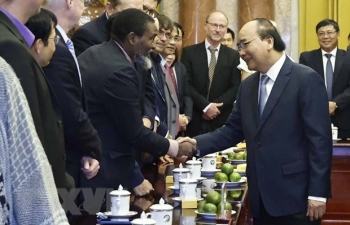 Chủ tịch nước tiếp các nhà khoa học quốc tế sang Việt Nam dự hội thảo