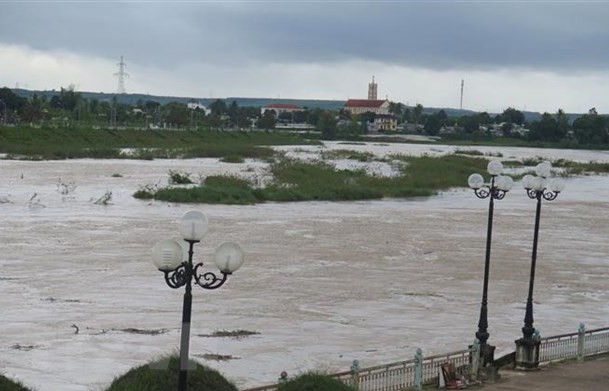 Nhiều khu vực có mưa to, lũ trên các sông tại Trung Bộ đang lên