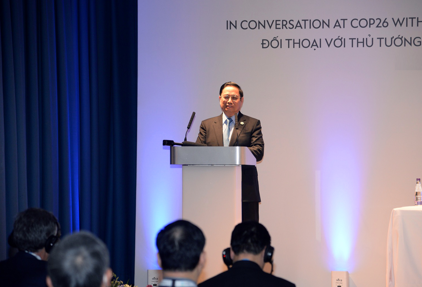 Chùm ảnh: Thủ tướng Phạm Minh Chính dự Khai mạc Hội nghị COP26