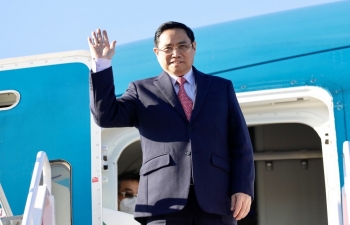 Thủ tướng Phạm Minh Chính và Đoàn đại biểu cấp cao Việt Nam bắt đầu chuyến thăm chính thức Cộng hòa Pháp