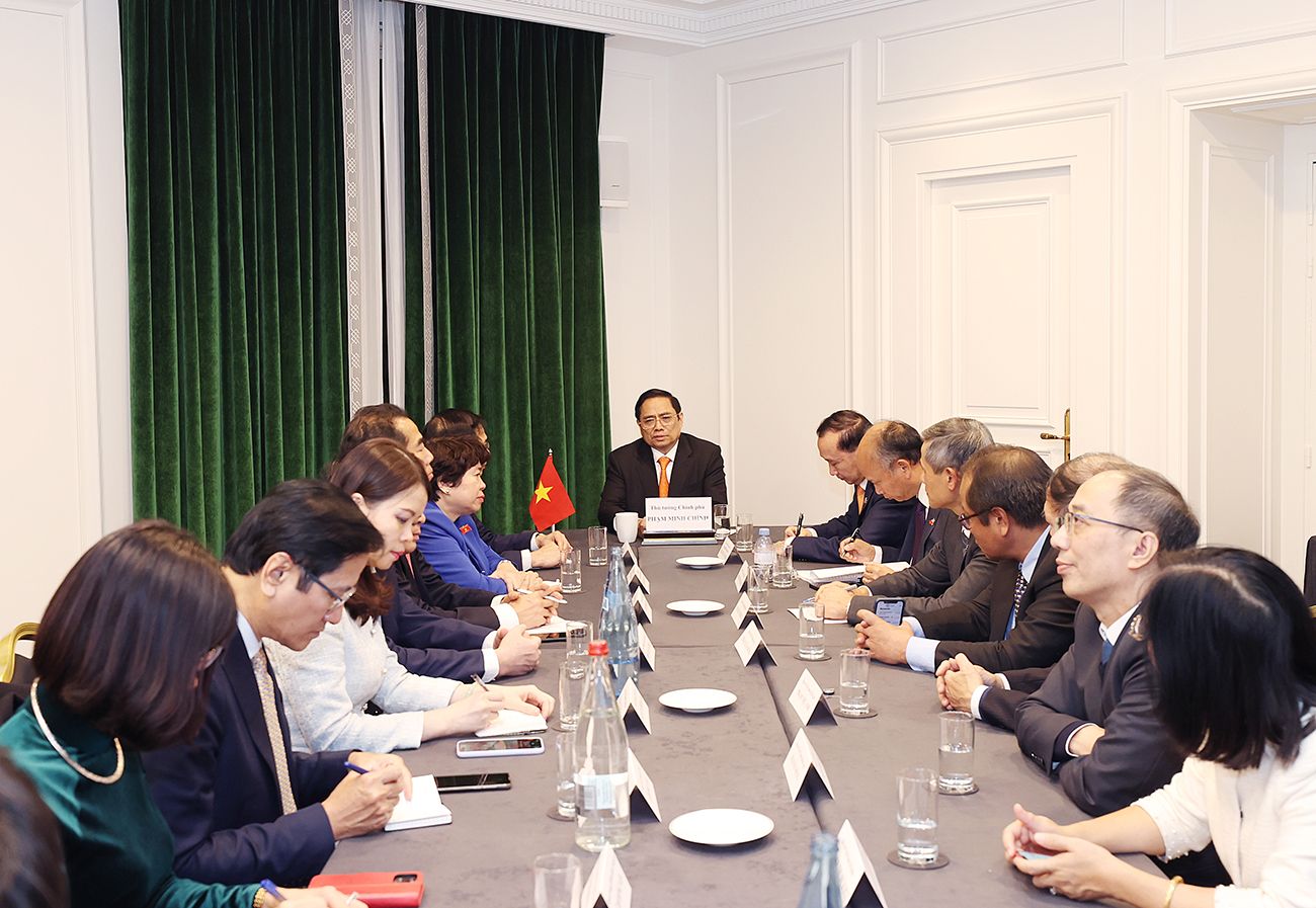 Chùm ảnh: Hoạt động của Thủ tướng Phạm Minh Chính trong ngày thứ 2 thăm chính thức Cộng hòa Pháp