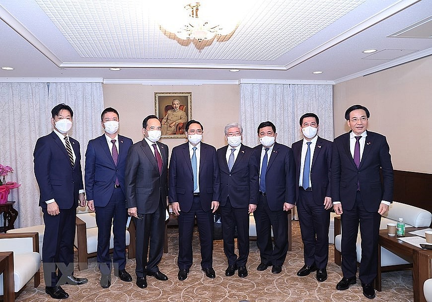 Chùm ảnh: Thủ tướng Phạm Minh Chính tiếp một số doanh nghiệp Nhật Bản