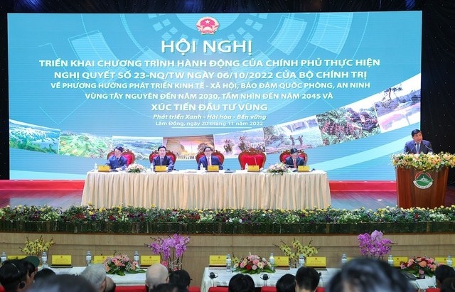 thu tuong pham minh chinh chu tri hoi nghi phat trien kinh te xa hoi bao dam quoc phong an ninh vung tay nguyen