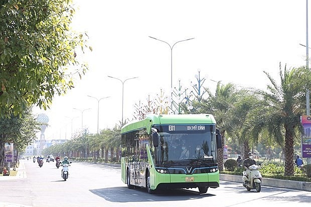 Hà Nội mở thêm tuyến xe buýt điện Long Biên-Khu đô thị Vinhomes Smart City