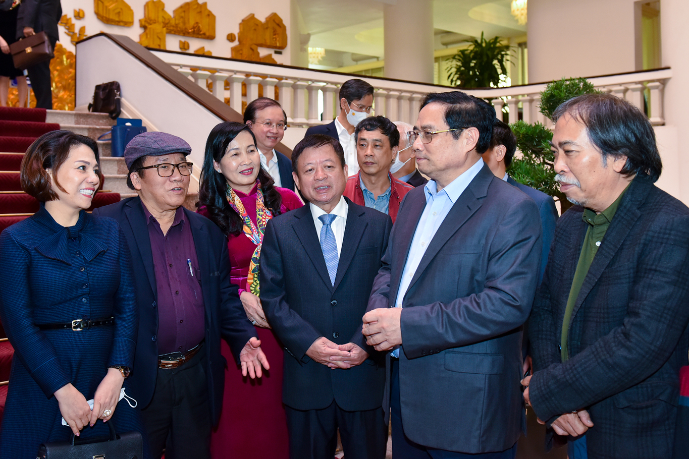 Thủ tướng Phạm Minh Chính: Văn học, nghệ thuật phải phát triển ngang tầm với kinh tế, chính trị, xã hội
