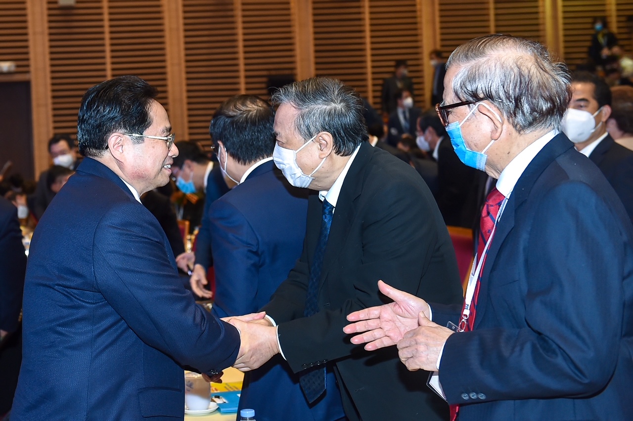 Chùm ảnh: Thủ tướng Phạm Minh Chính dự Hội nghị Ngoại giao 31