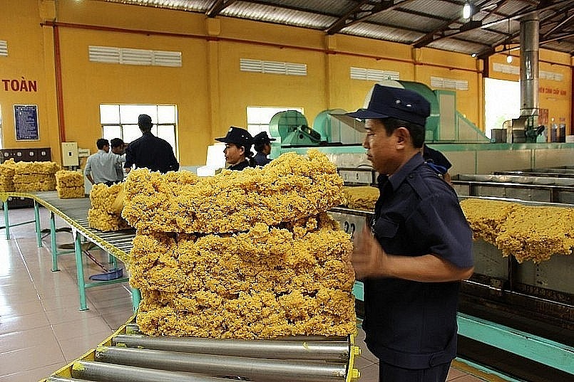 Trung Quốc tiếp tục tăng nhập khẩu cao su từ Việt Nam