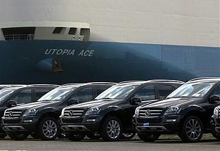 Ô tô chở người dưới 16 chỗ được nhập khẩu qua 6 cửa khẩu cảng biển