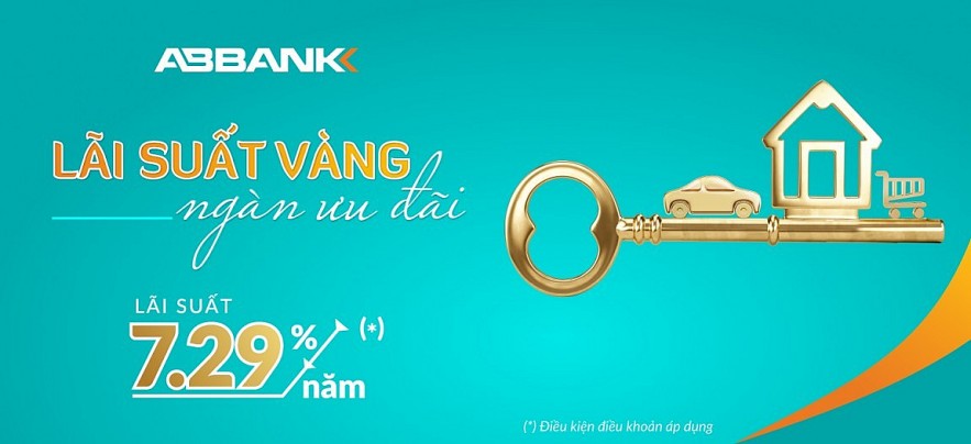ABBANK: Khách hàng cá nhân được vay ưu đãi với lãi suất từ 7,29%/năm