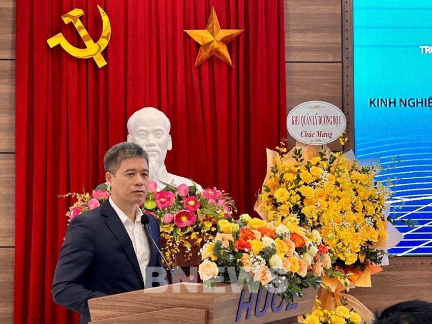 Associate ProfessorDr. Hoang Tung, rector of the University of Construction. Digital shift reshapes expressway management and safety