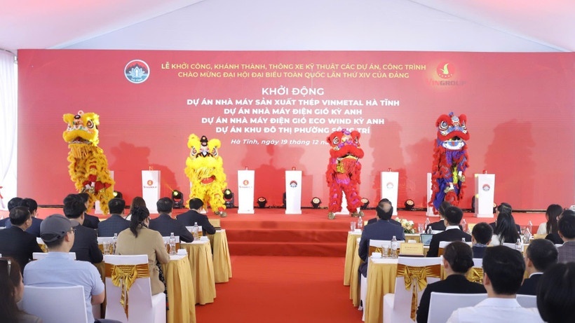 Ha Tinh breaks ground on major Vingroup industrial and energy projects