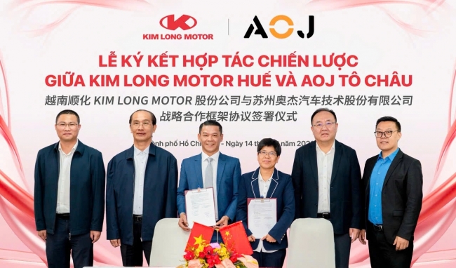 Kim Long Motor and AOJ Suzhou enter strategic partnership