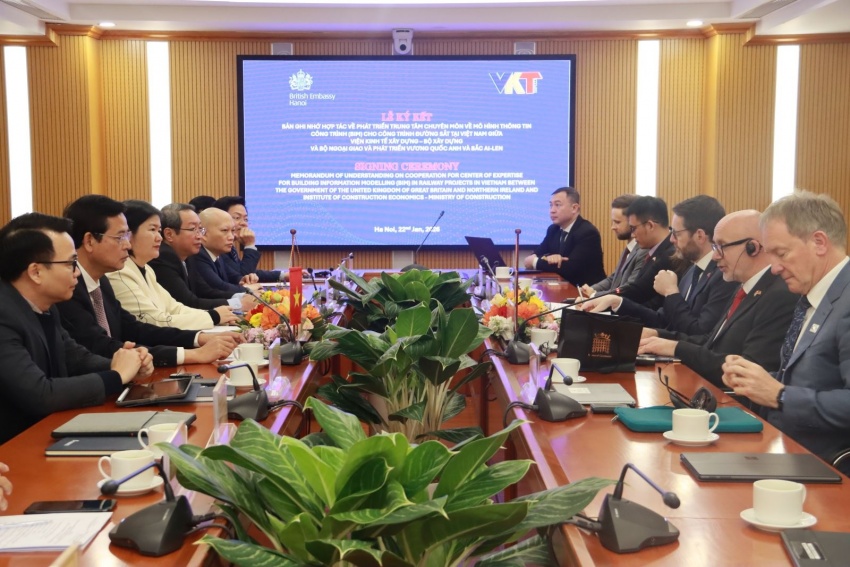 UK–Vietnam partnership advances BIM centre for railway development