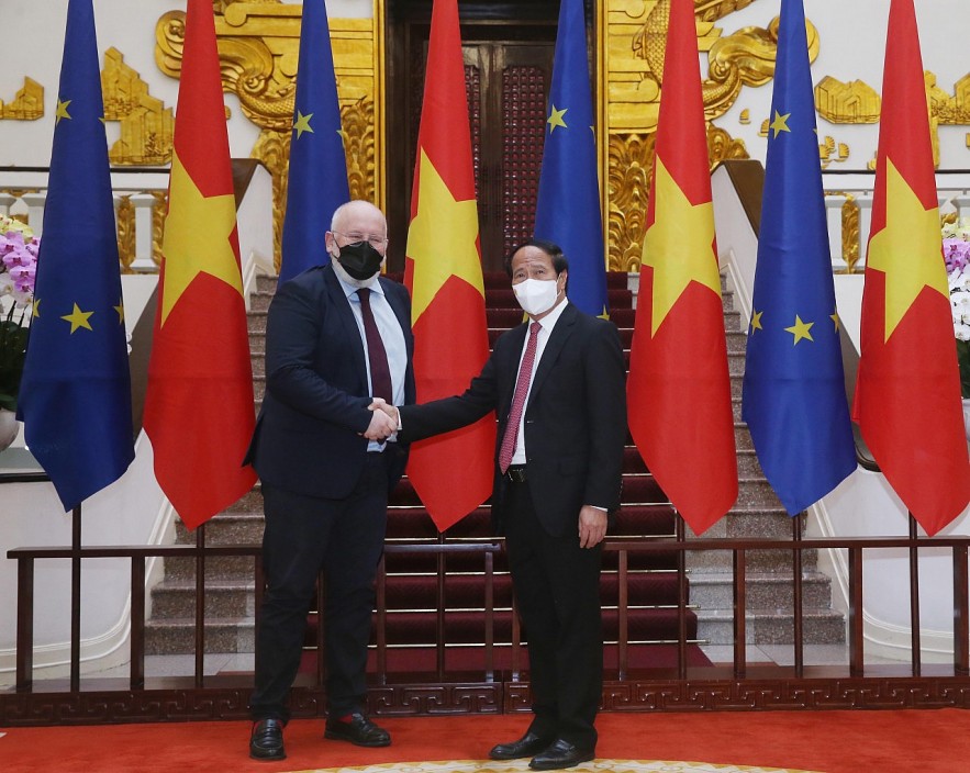 Phó Thủ tướng Lê Văn Thành: Đề nghị EU tạo điều kiện thuận lợi cho hàng hóa xuất khẩu của Việt Nam