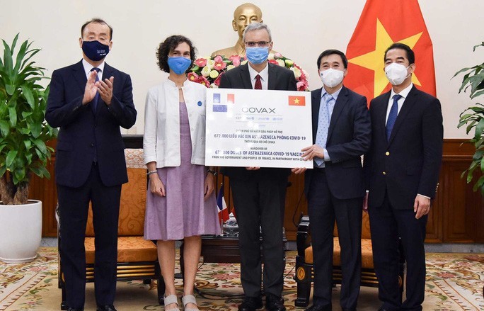 Pháp hỗ trợ thêm 1,4 triệu liều vắc-xin Pfizer phòng Covid-19 cho Việt Nam
