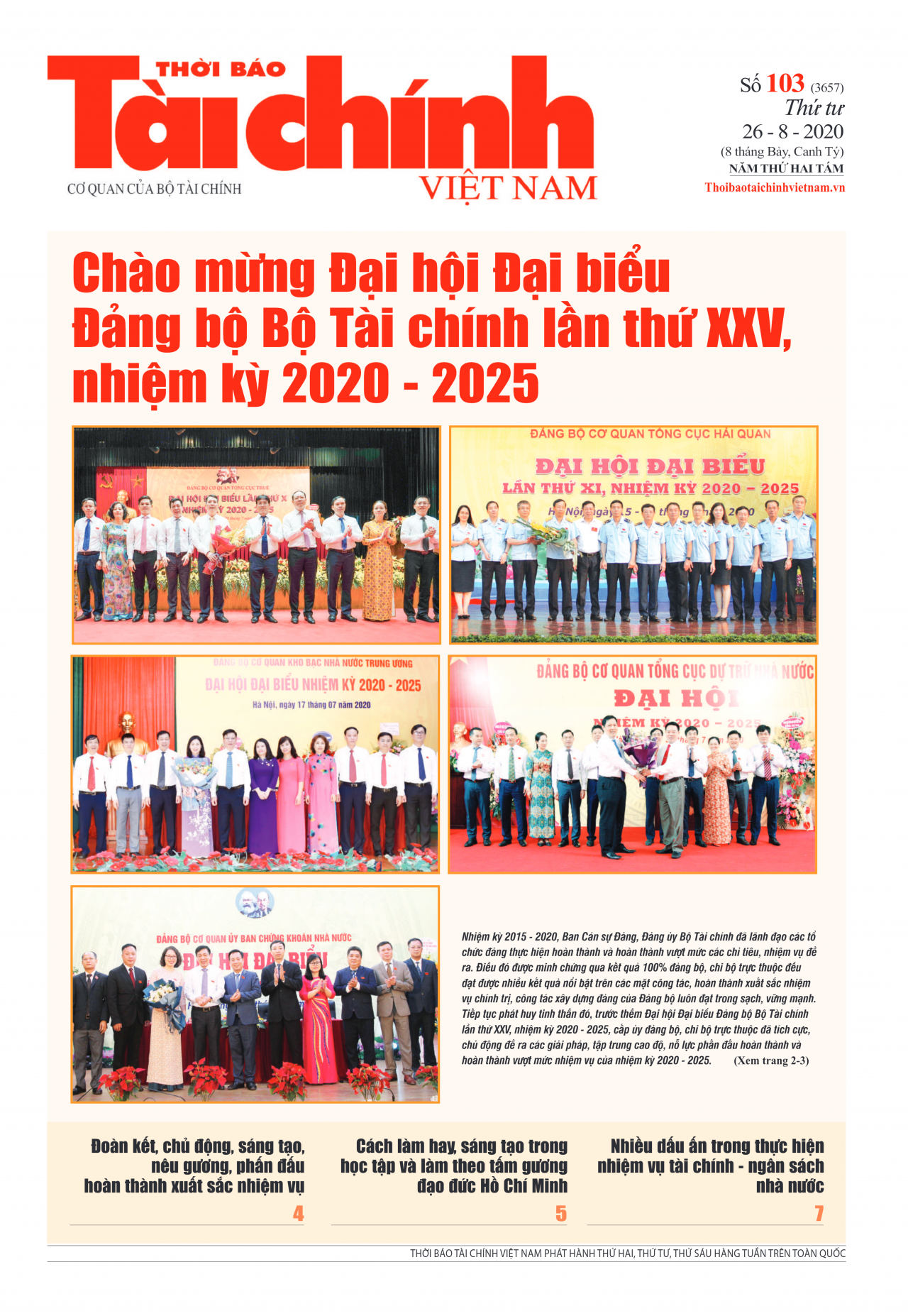 Số 103 (26-8-2020)