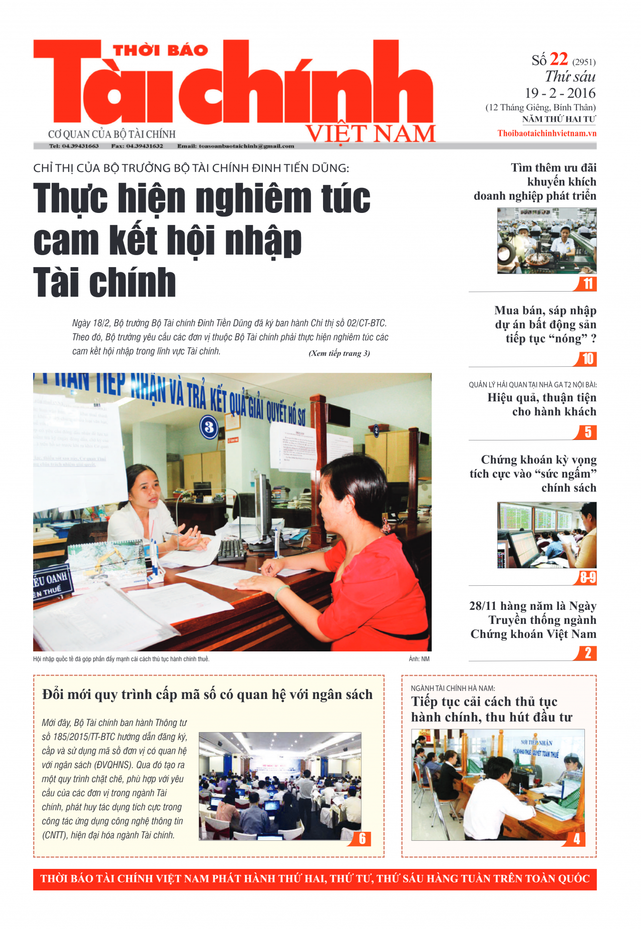 Số 22 (19-2-2016)