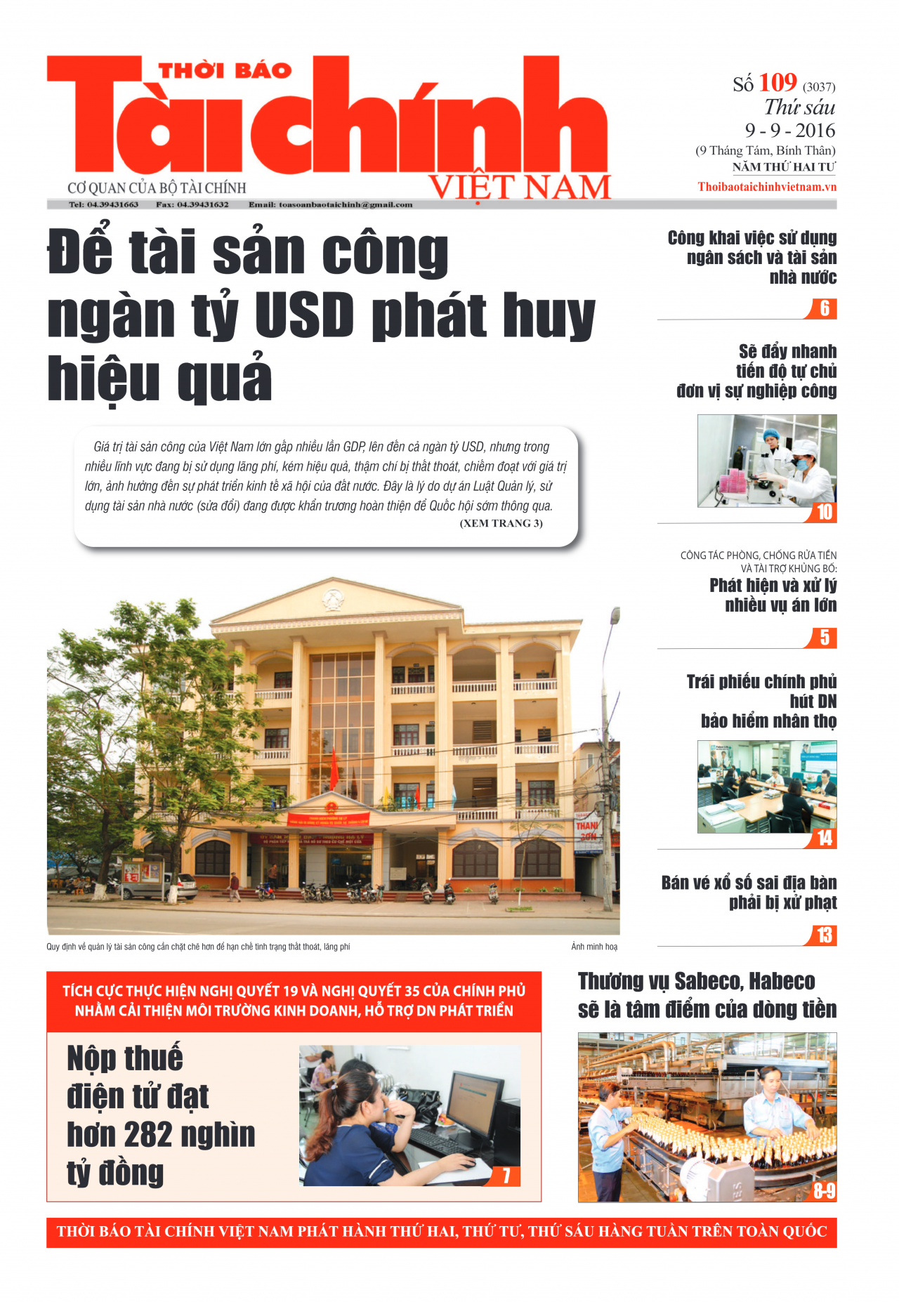 Số 109 (9-9-2016)