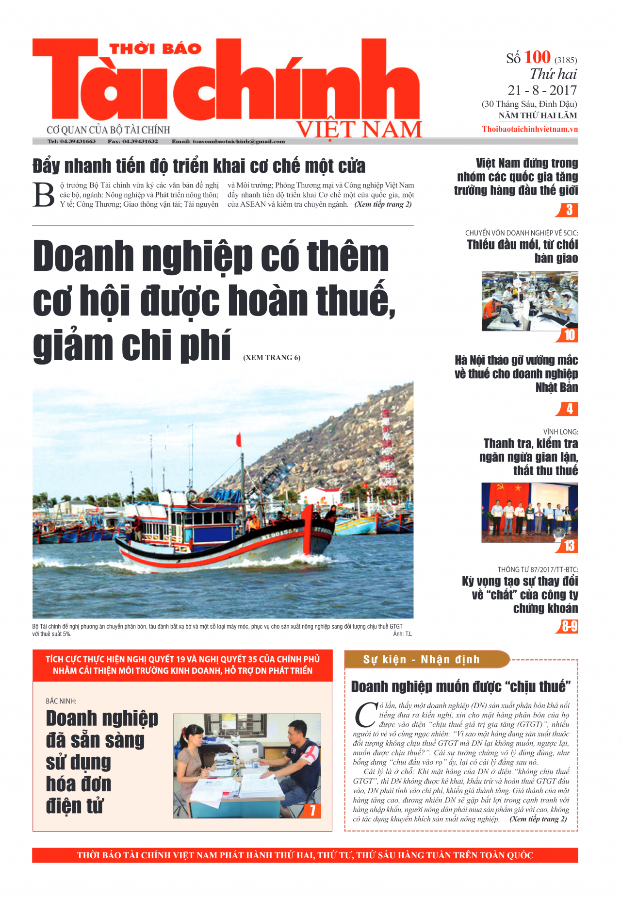 Số 100 (21-8-2017)