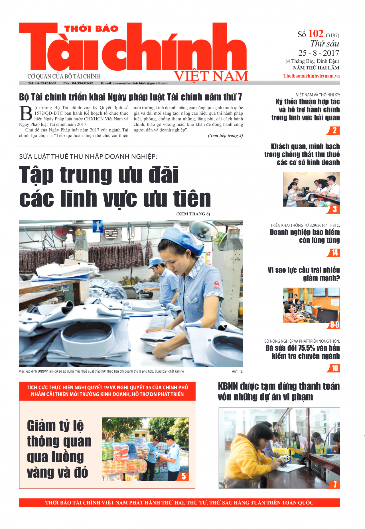 Số 102 (25-8-2017)