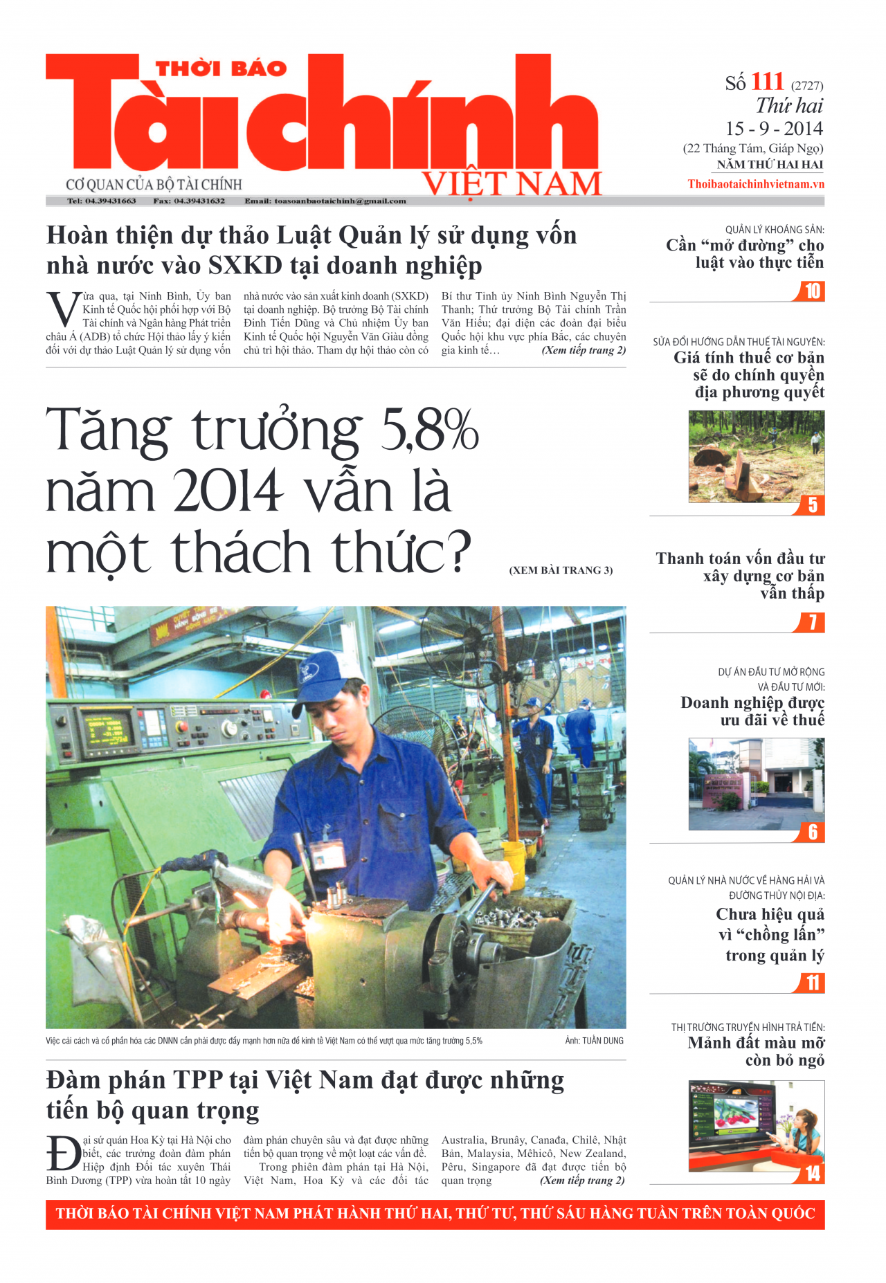 Số 111 (15-9-2014)
