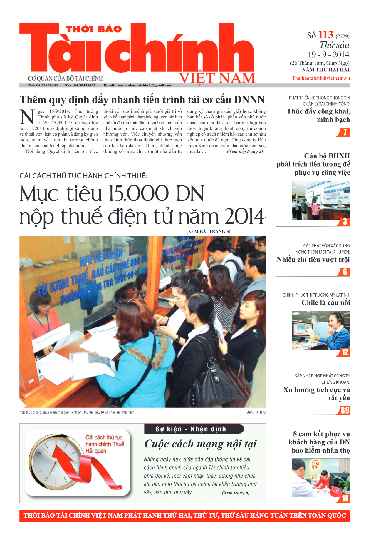 Số 113 (19-9-2014)