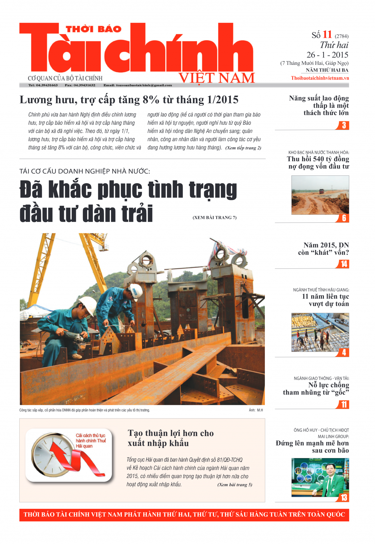 Số 11 (26-1-2015)