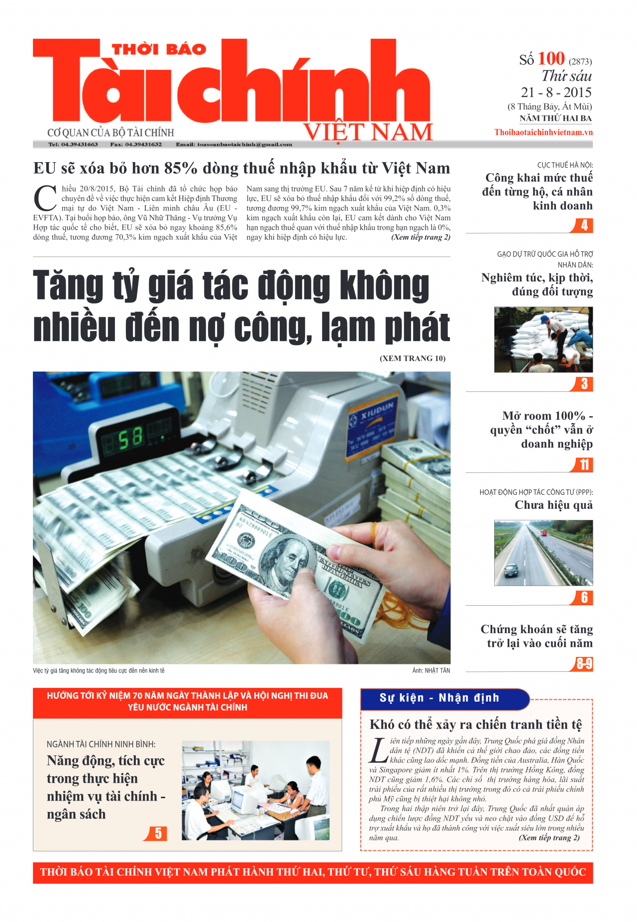 Số 100 (21-8-2015)