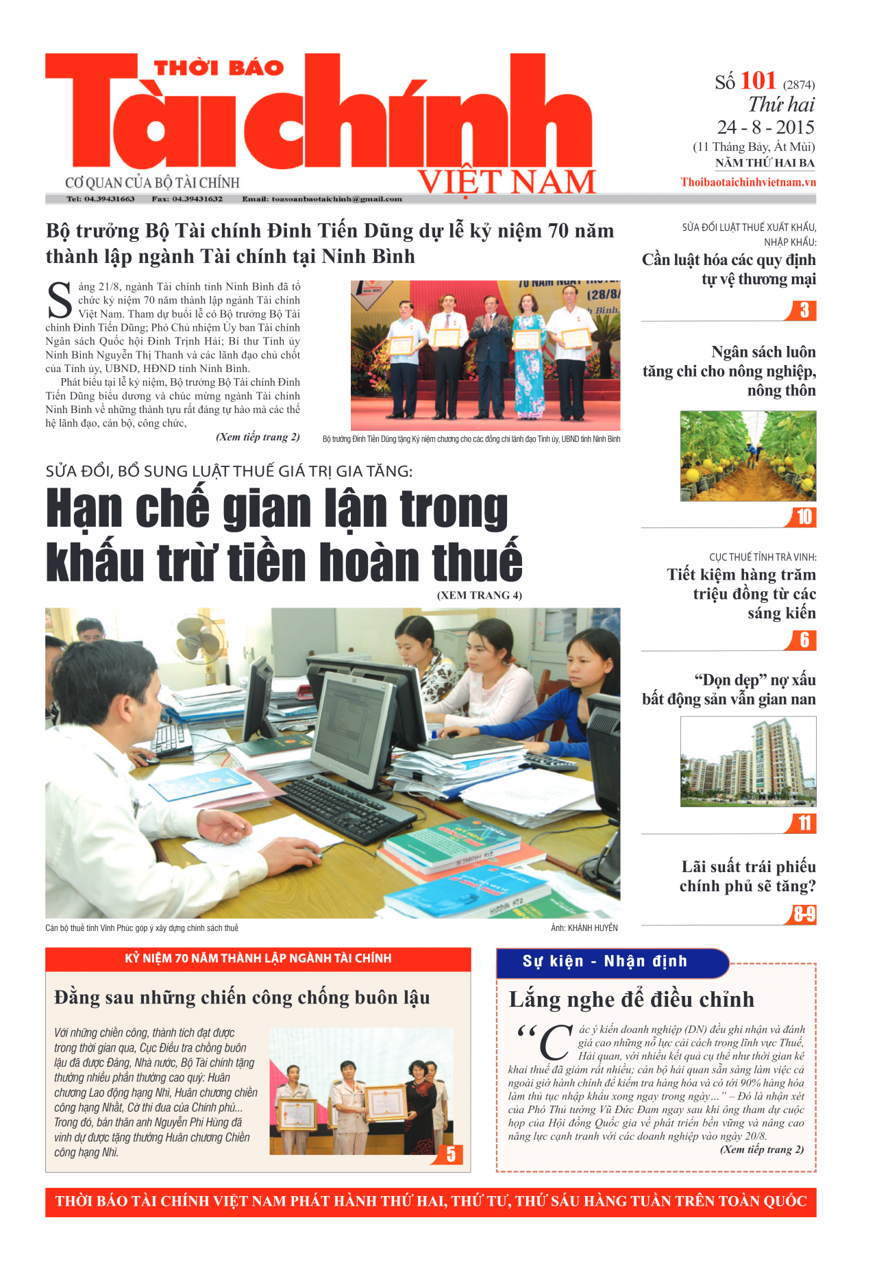 Số 101 (24-8-2015)