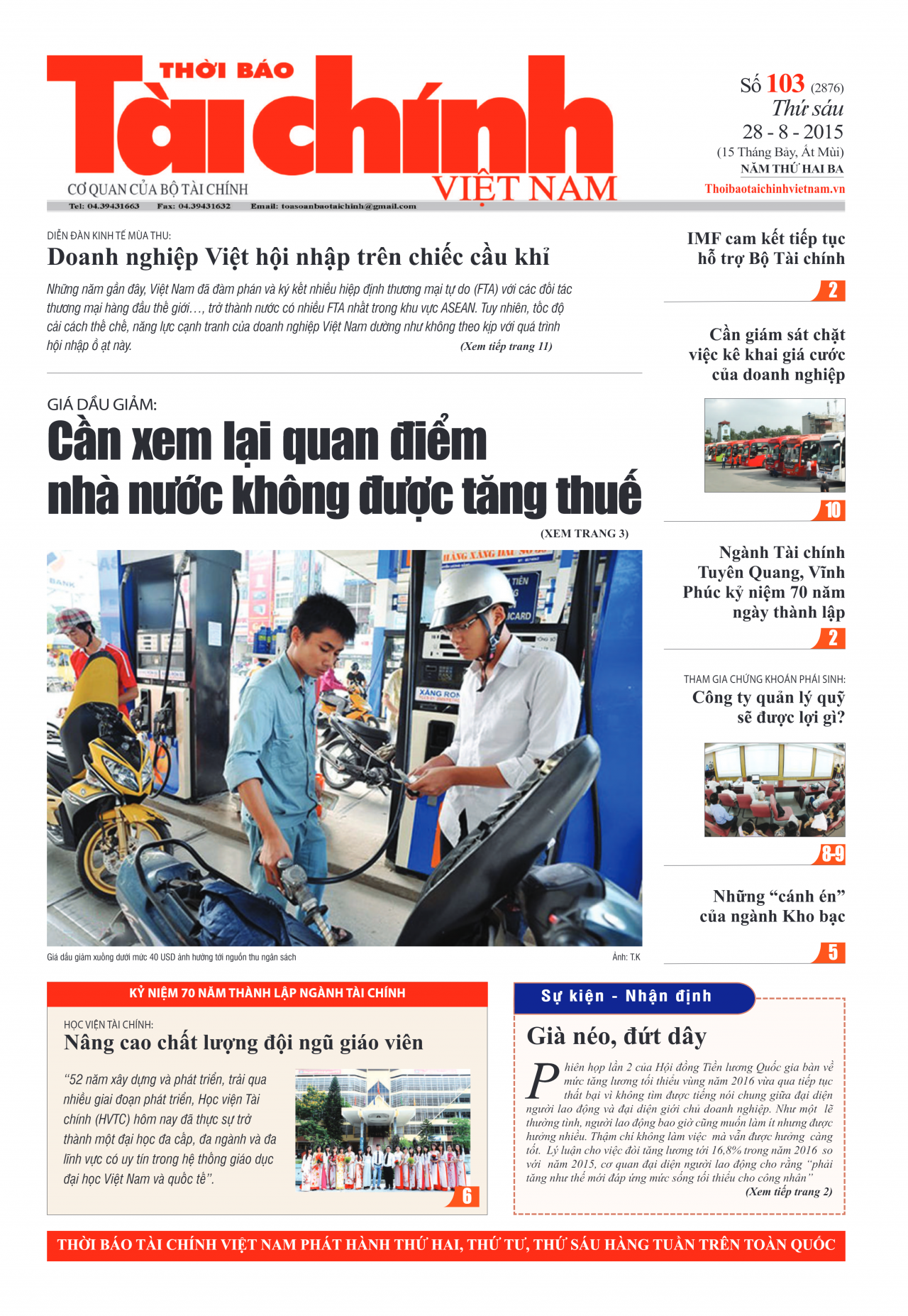 Số 103 (28-8-2015)