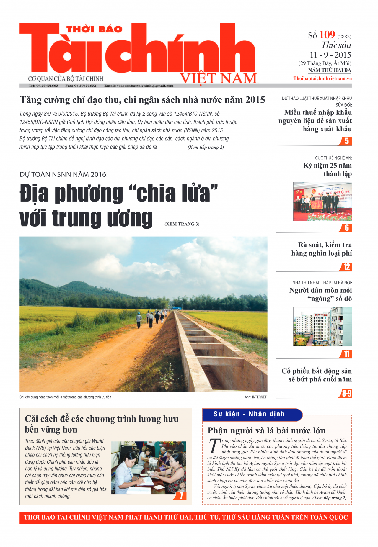 Số 109 (11-9-2015)