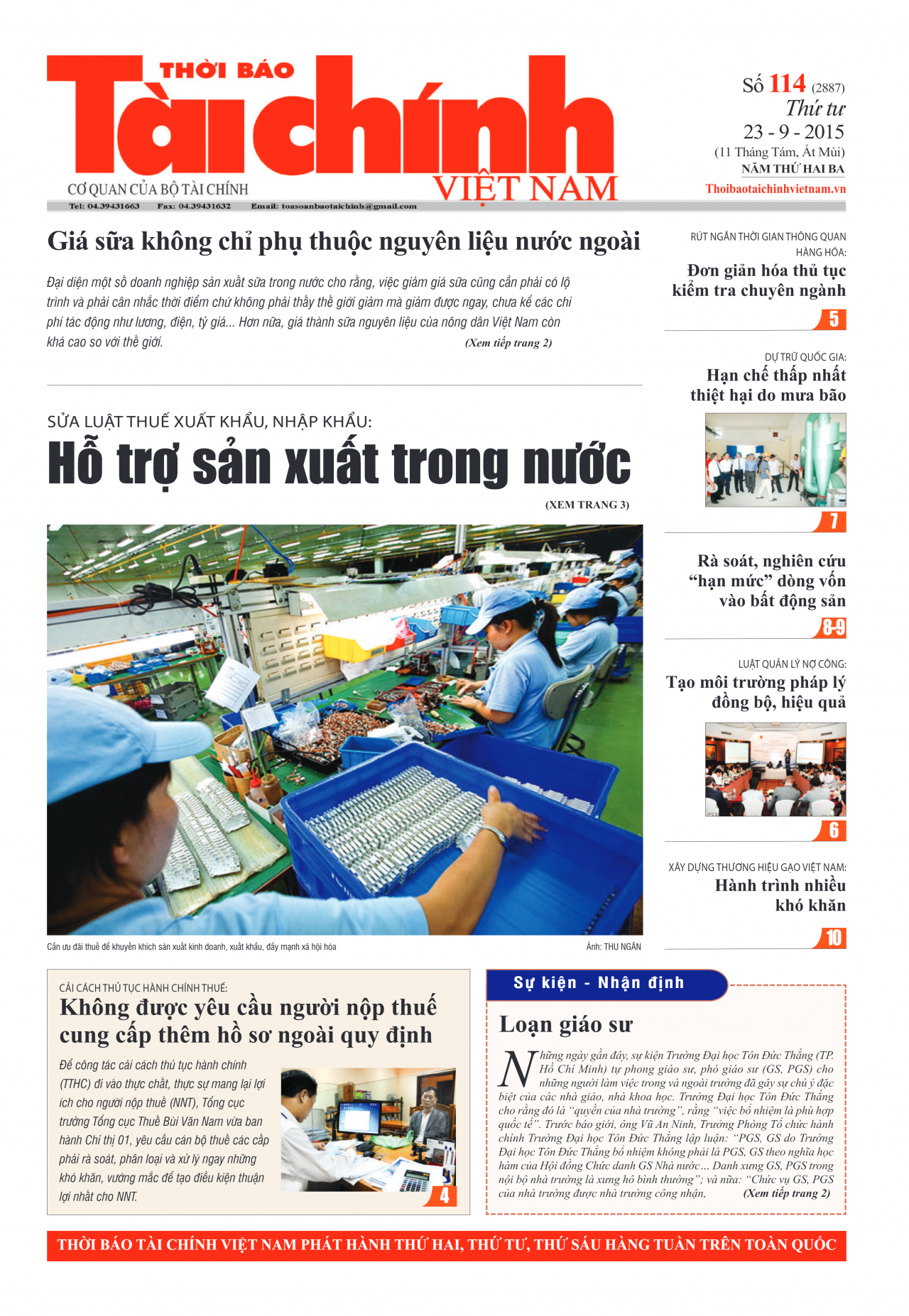 Số 114 (23-9-2015)