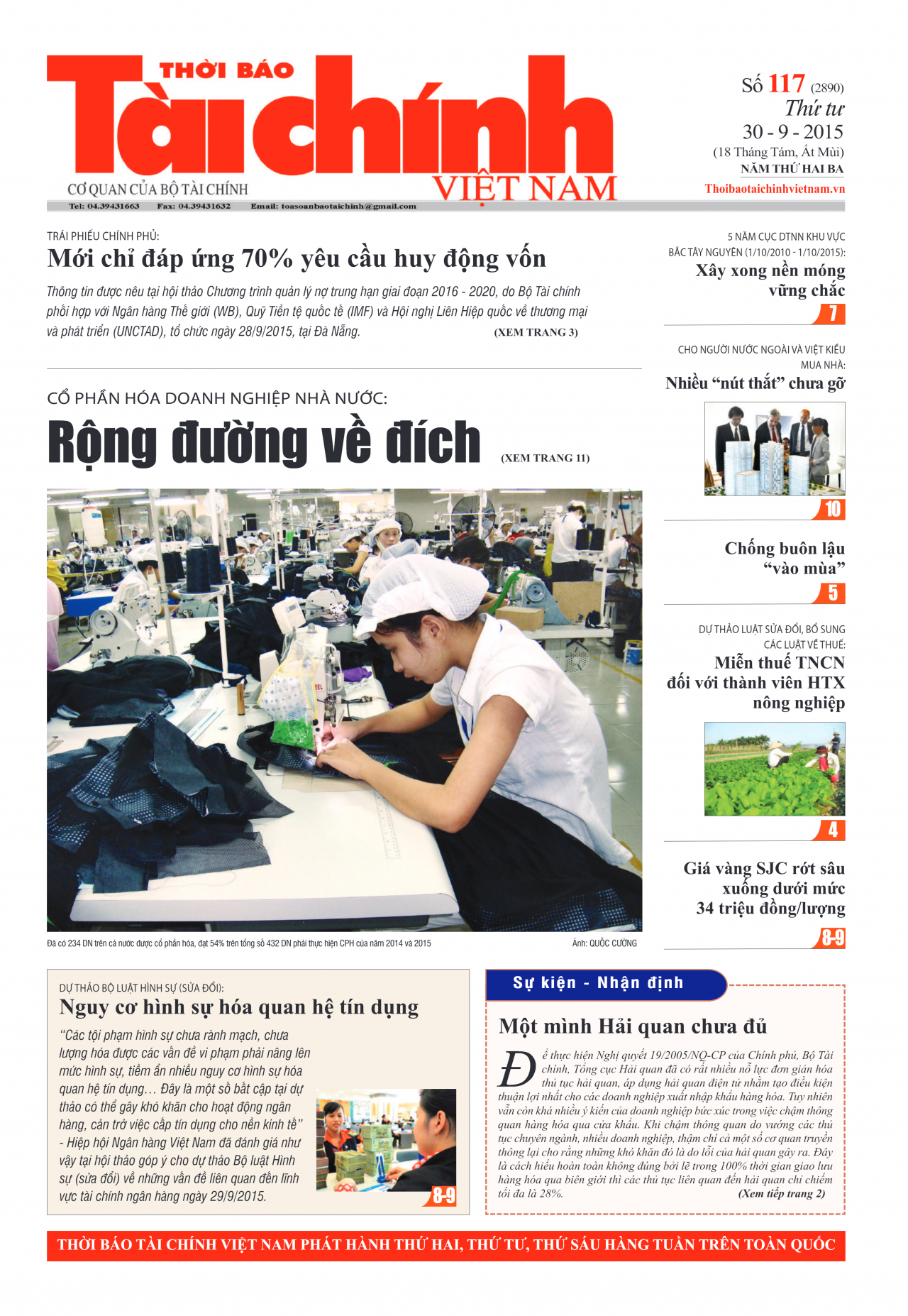 Số 117 (30-9-2015)