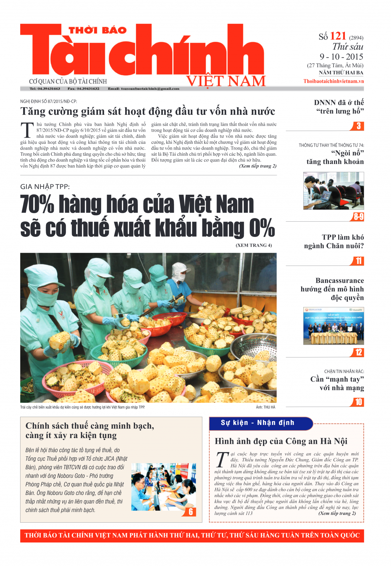 Số 121 (9-10-2015)