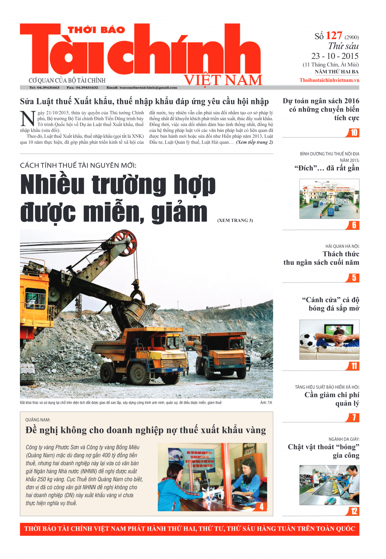 Số 127 (23-10-2015)