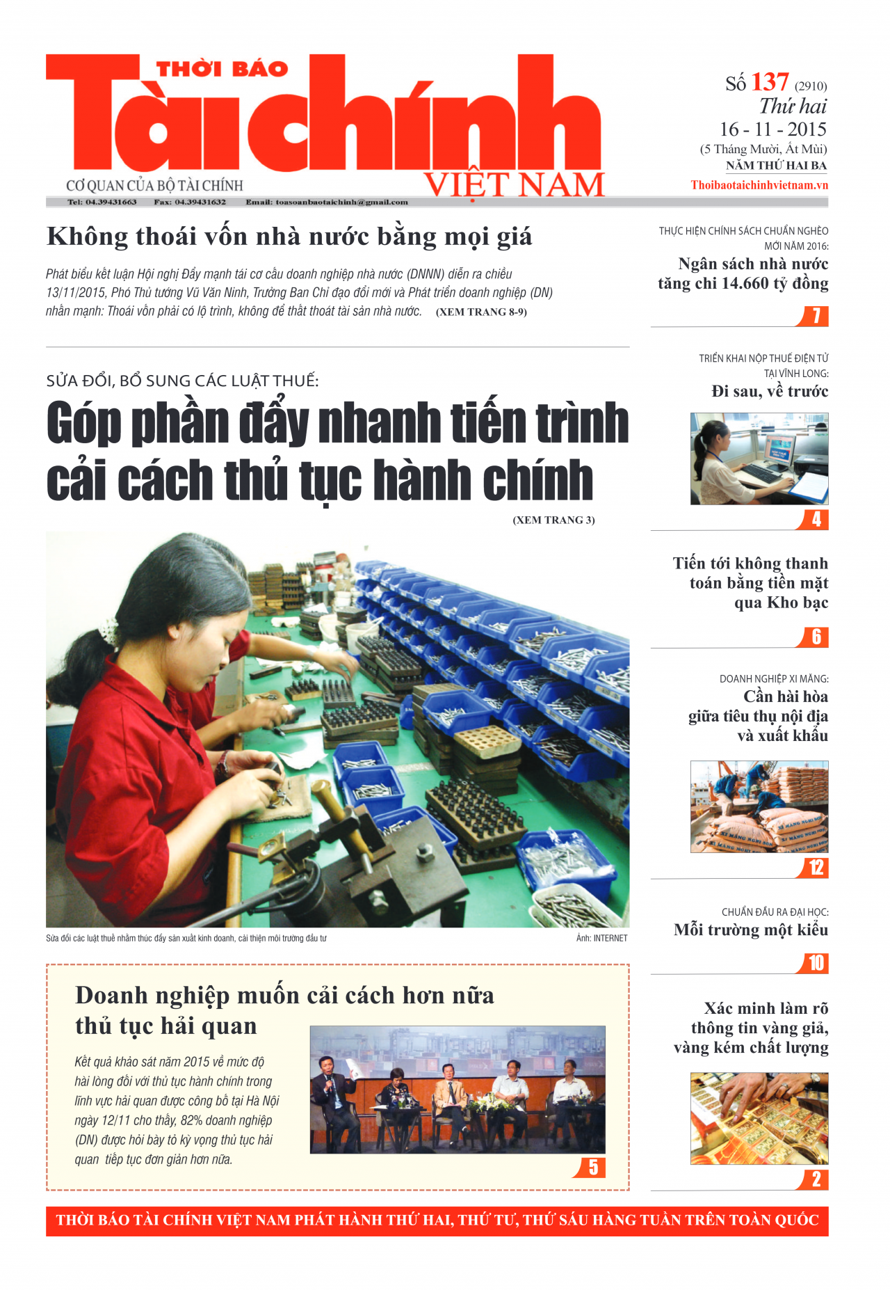 Số 137 (16-11-2015)